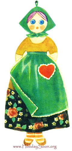 Настенная кукла «Барыня» www.HolidaySoon.org