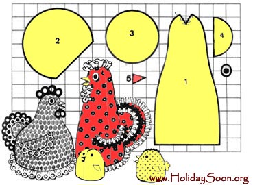 Петух (мягкая игрушка своими руками) holiday.infoall.info