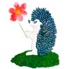 Панно из семян и  крупы «Ежик с цветком» - www.HolidaySoon.org