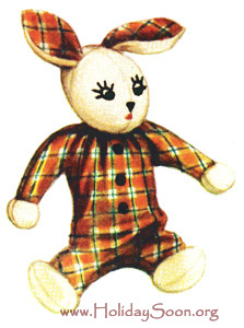 Заяц (мягкая игрушка) - www.HolidaySoon.org